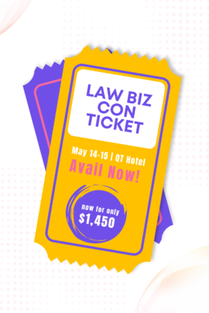law biz con ticket